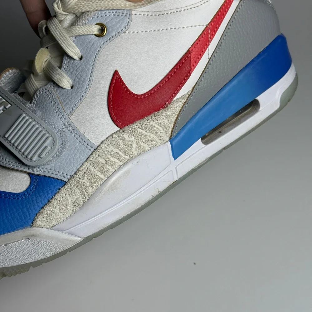 Air Jordan Mens‎ LEFT SHOE ONLY Legacy 312 Low Size 12 White Red Blue FN8902-161